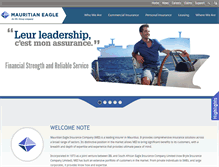 Tablet Screenshot of mauritianeagle.com